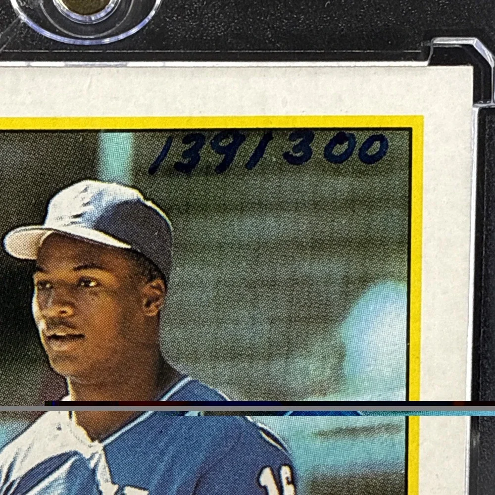 1989 Topps BO JACKSON Kansas City Royals Baseball Card #540 Autographed /300